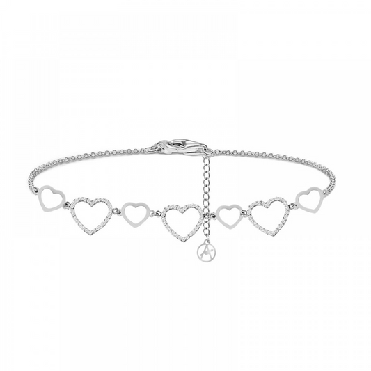 Bracciale "Cuoricini Luminosi"