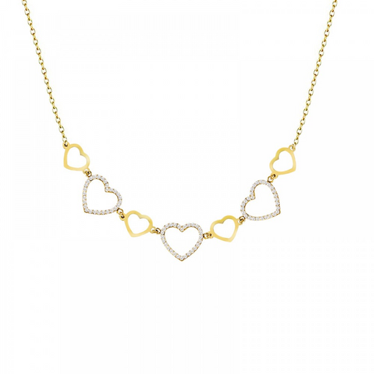Collana "Cuoricini Luminosi"