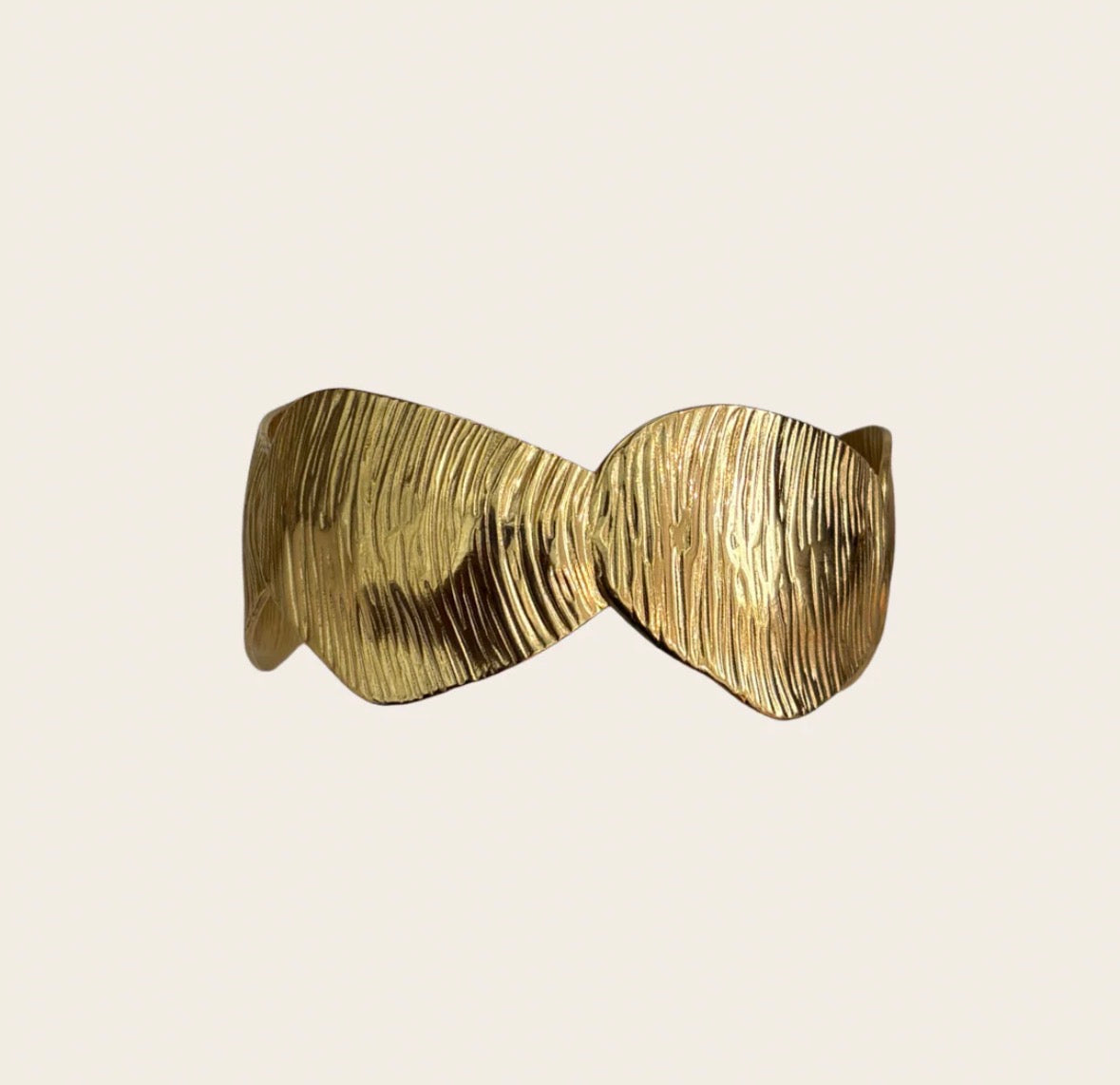 Bracciale rigido "Petali d'Oro"