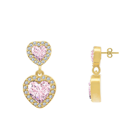 Orecchini "Cuori Splendenti"